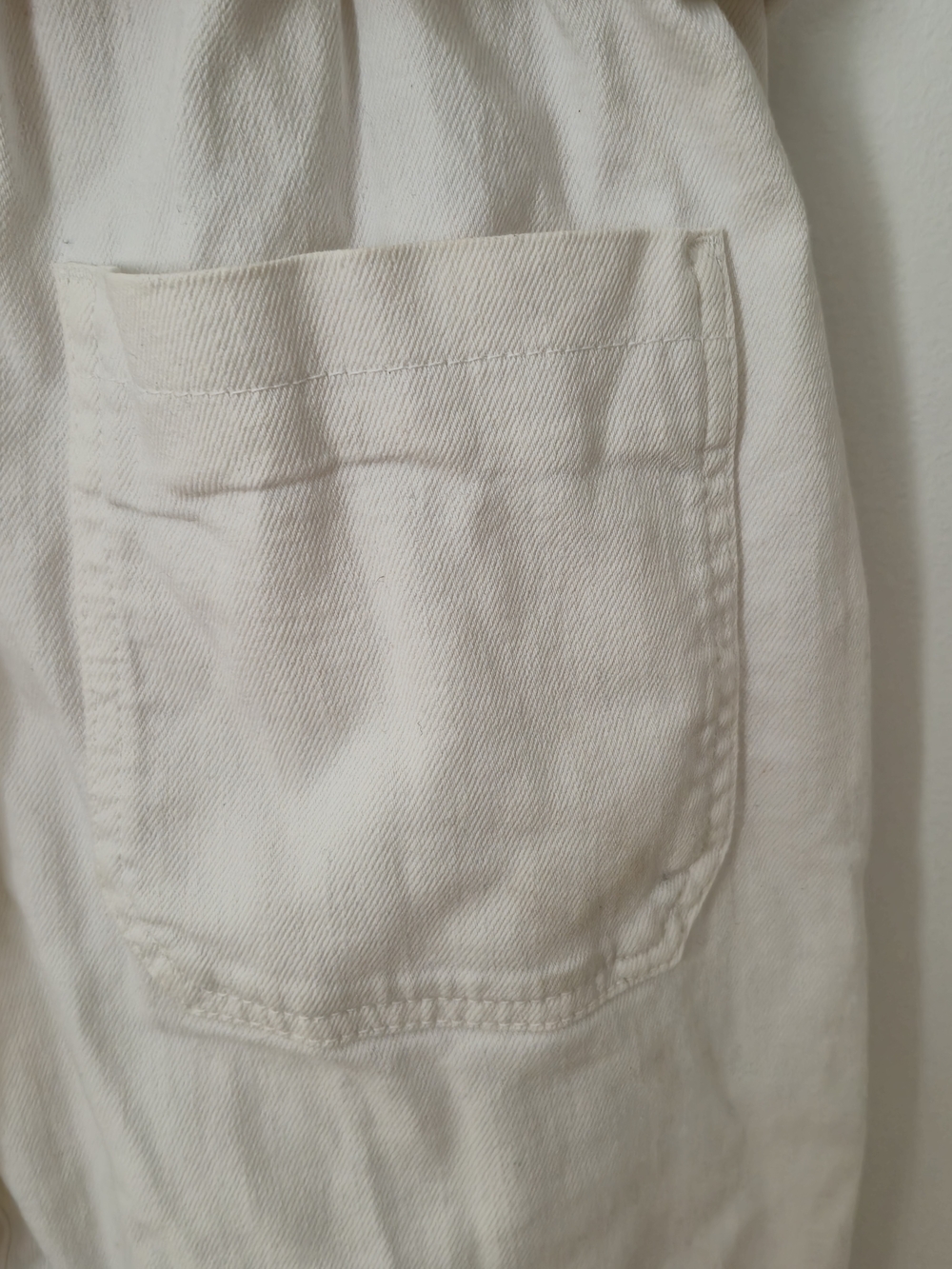 Acquaverde Paris Off-White Utility Jumpsuit with Tie Waist - Size 38 - Picture 8 of 16